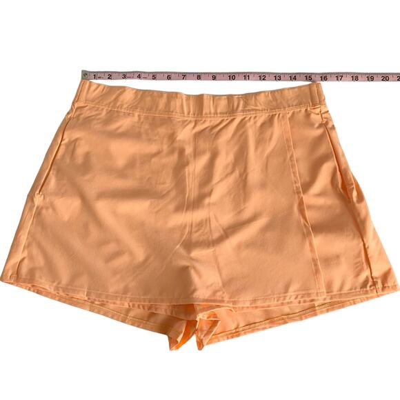 Halara High Waisted Multiple Pockets Orange Casual Athleisure Shorts XL - Picture 3 of 7